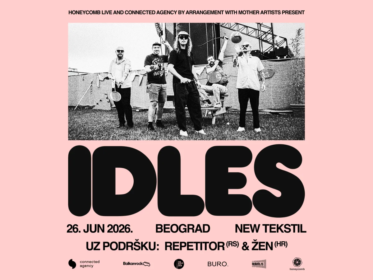 IDLES - Concerts, 26 June 2026, New Tekstil, Belgrade | Buy